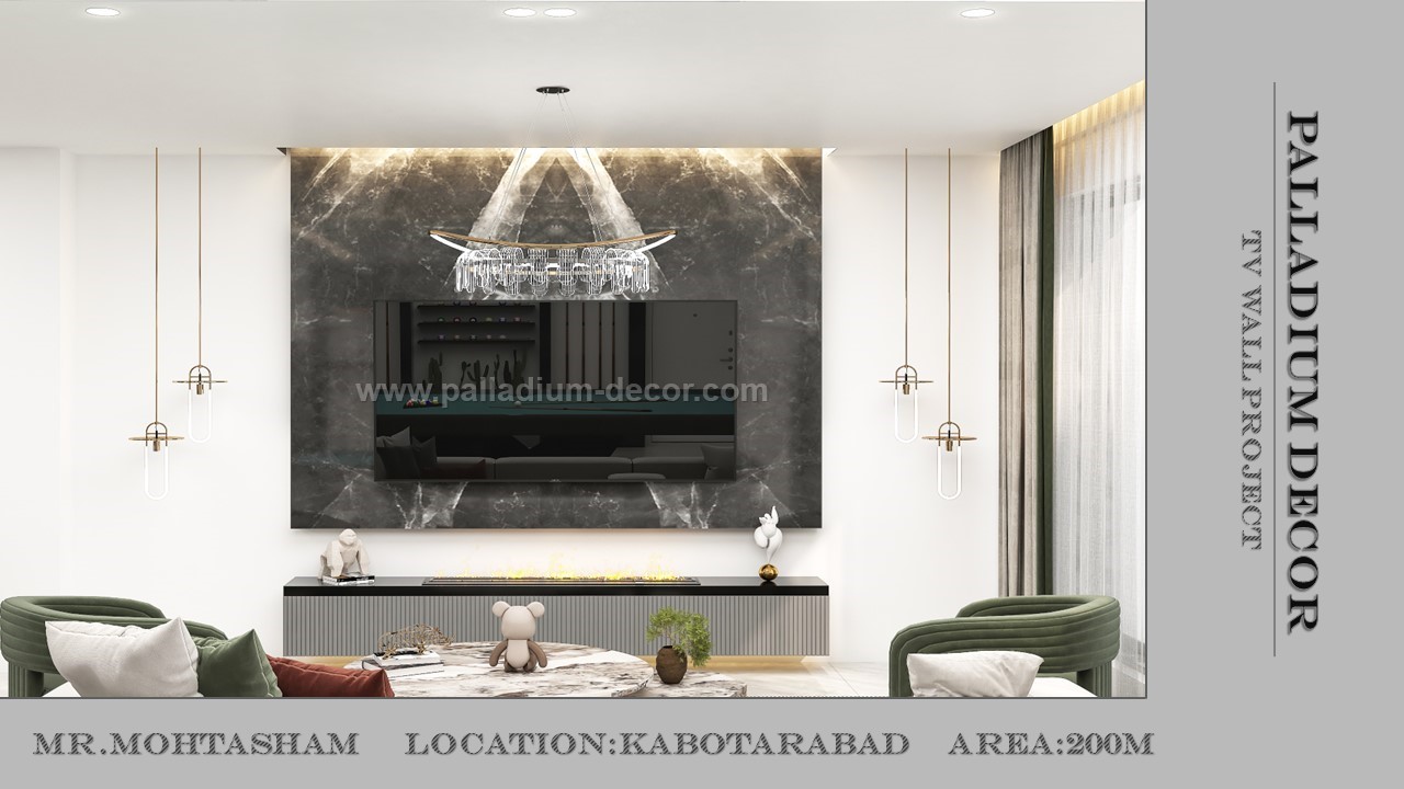طراحی داخلی - پروژه کبوترآباد - آتلیه معماری پالادیوم اصفهان
