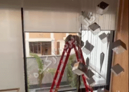 پرده شید برقی دوبلکس