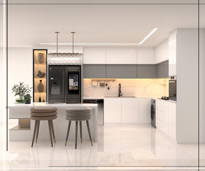 کابینت های سفید: چرا همیشه مد هستند؟ 4 کابینت ام دی اف در اصفهان