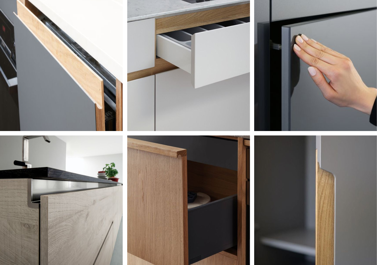 کابینت بدون دستگیره (هندلس) 10 663d6c6f374545cb3644e5a6 handleless kitchen cabinets 2