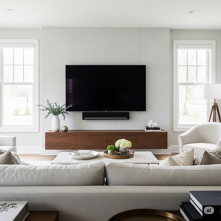 کاغذ دیواری دیوار تلویزیون - tv wall مینیمال