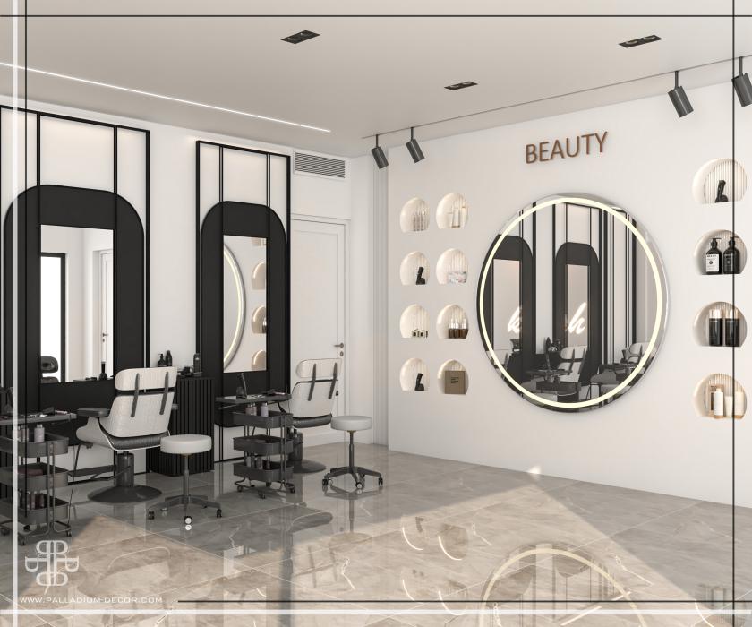 طراحی دکوراسیون داخلی ارایشگاه هرند